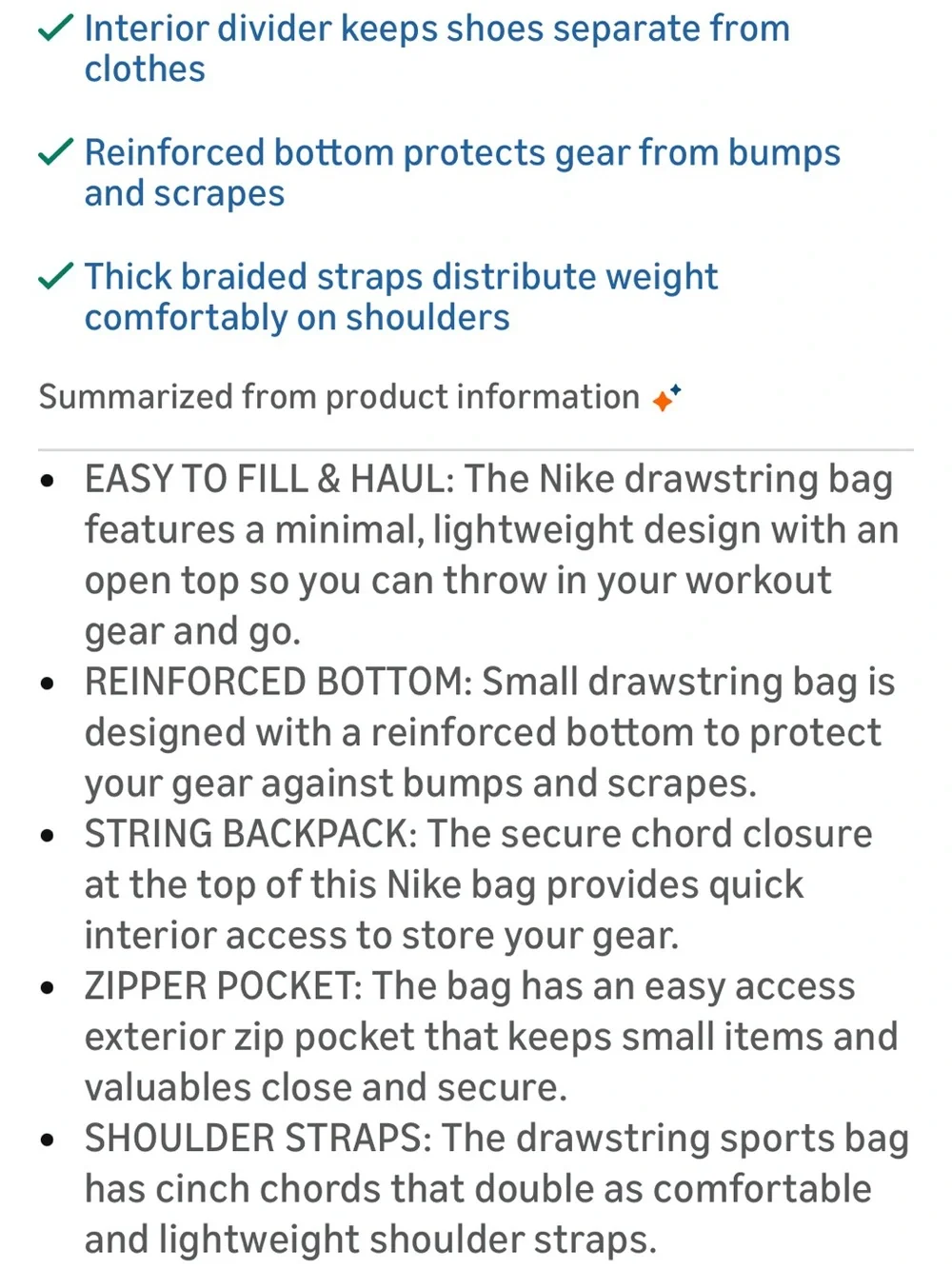 Nike cinch bag - Picture 3 of 7